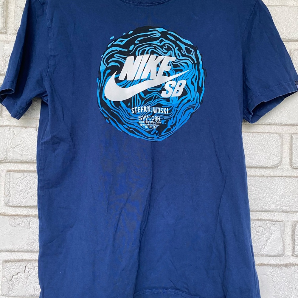 Vintage Nike SB Futbol/Soccer Mens sz M Blue Rare - Picture 2 of 7